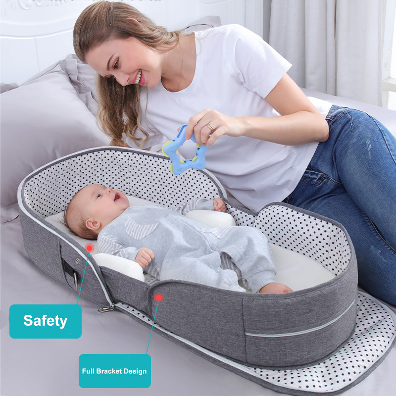 Portable Removable Folding Crib Baby Bed Mammy Bag