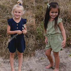 Toddler Girl Clothes Kids Baby Girls Summer Ruffles Sleeve