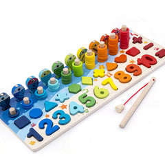 Children 3D Alphabet Number Puzzle Baby Colorful Geometric Digital Letter Educational Toy