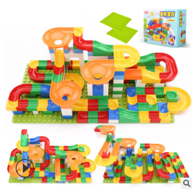 Children Large  Particles Assembled Slide Puzzle Blocks Toys 3-10 Years Old Boy Toy