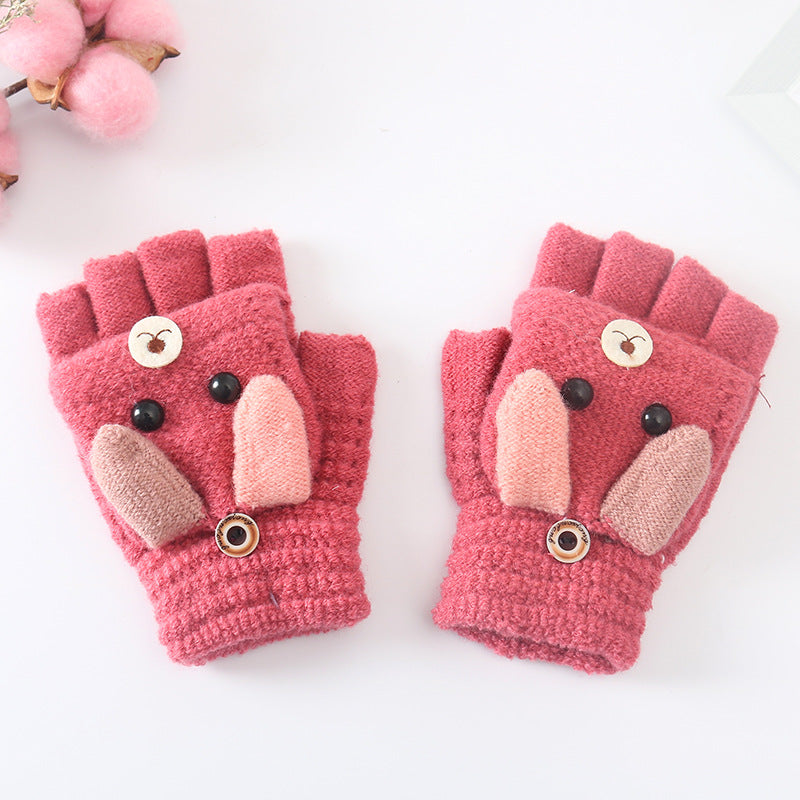 New Cute Children's Warm Gloves Cartoon