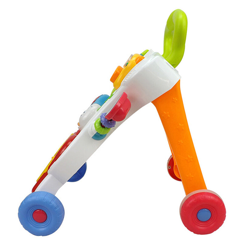 Baby stroller walker toy Baby early education puzzle multi-function music trolley factory direct