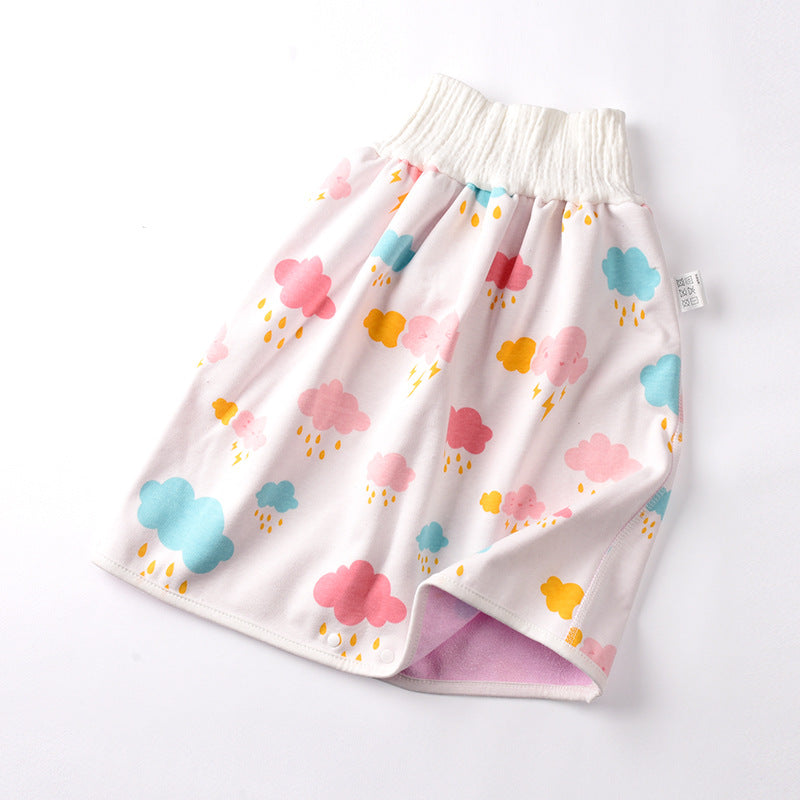 Cotton and bamboo fiber Baby diaper skirt