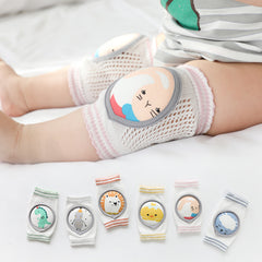 Children's Knee Pads Combed Cotton Large Mesh Breathable Baby Infant Crawling Knee Pads