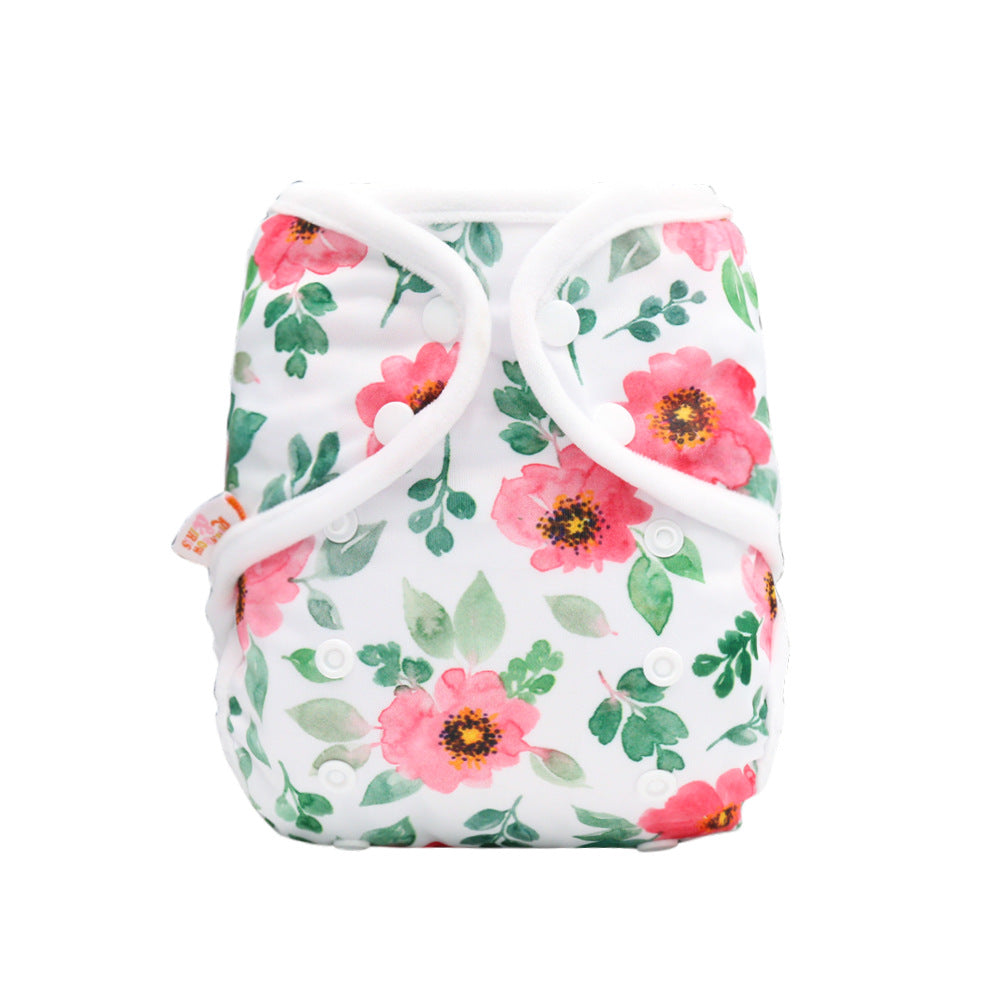 Rainbo&Iris Cute Fashion Cloth Diaper Cover With Rainbow Print Baby Gift Accessory