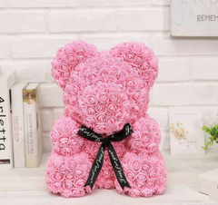 25cm Cute Flower Rose Bear Handmade Valentines Day 2020 Gift