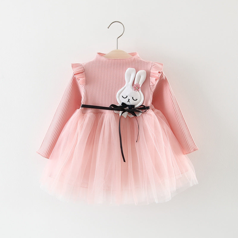 Autumn Girl Princess Dress Baby Girl Skirt Gauze Girl Children 0-1-2-3 Years Old Baby Girl Dress