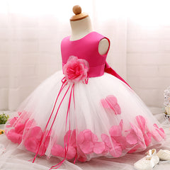 Girl dress, baby princess dress dress, petal full moon baby skirt