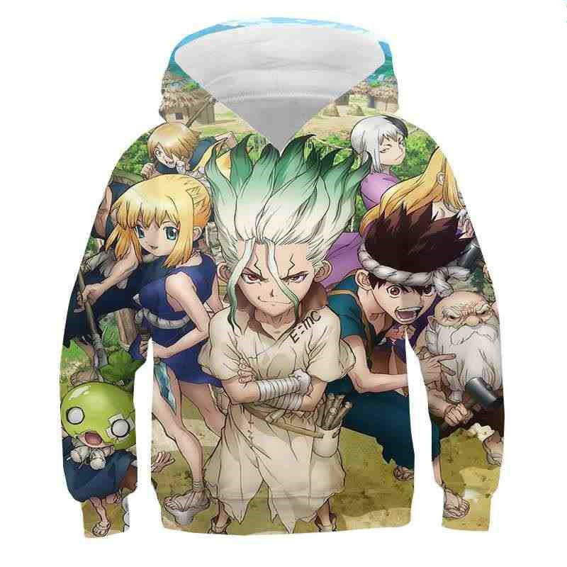 Anime 3D Full Color Children's Sweater Hoodie