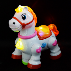 Electric Cartoon horse toy dancing, Baby Learning To Crawl Educational Toys With Music Light Infant Baby Educational Toys
