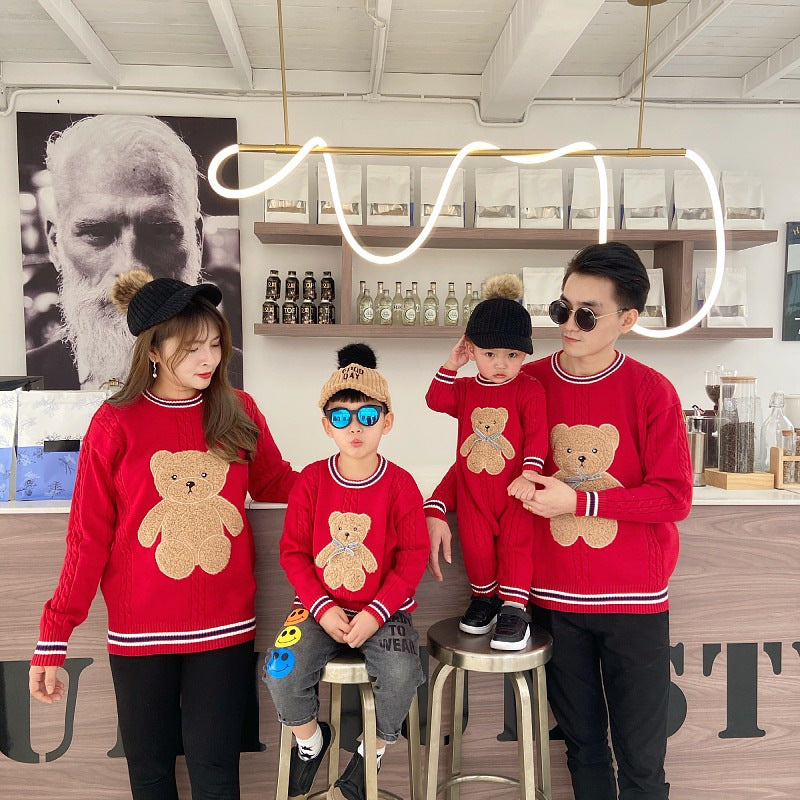 Romper New Year's Family Wear Sweater Family Wear
