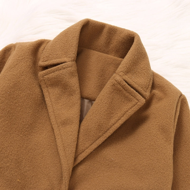 Children's woolen coat