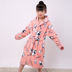 Flannel children's nightgown