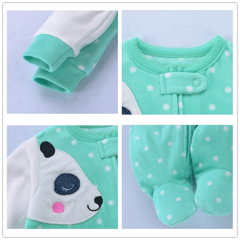 Spring Baby Girl Clothes Kids Soft Fleece Rompers Kids