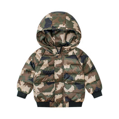 Children's cotton camouflage jacket men