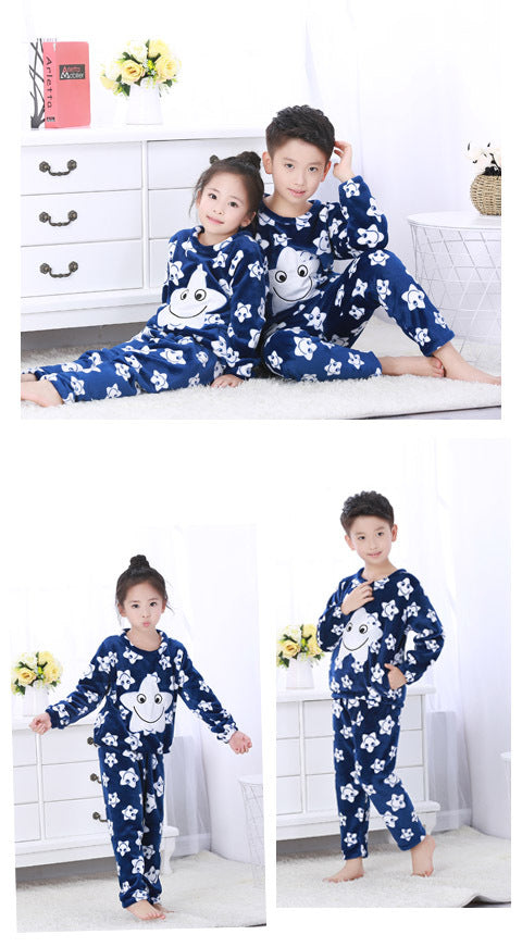 Flannel pajamas for children
