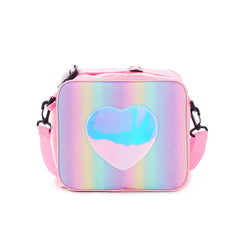 Laser Simple Rainbow Color Insulation Bento Bag