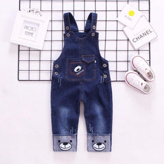 Baby Boy Denim Overalls Kids Jeans