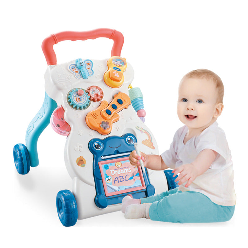 Children's Educational Toys Multi-functional Musical Walker Trolley Anti-rollover