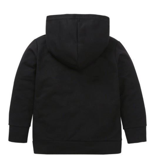 Children's hooded sweater letter top