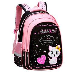 Kids School Cute Cat Print Backpack